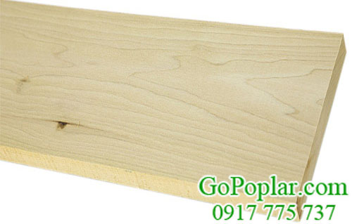 gỗ dương (gỗ poplar) xẻ thanh nhập khẩu