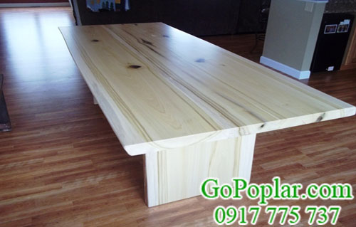 bàn gỗ bạch dương (poplar) nhập khẩu