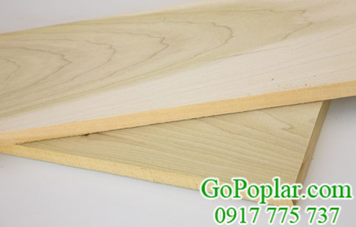 gỗ dương (gỗ poplar) xẻ thanh nhập khẩu